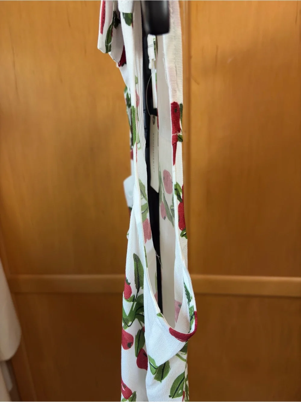 NWT Vera For Anthropologie Cherry-Print Pintuck Button Down Sleeveless Top S-Med - Picture 9 of 14